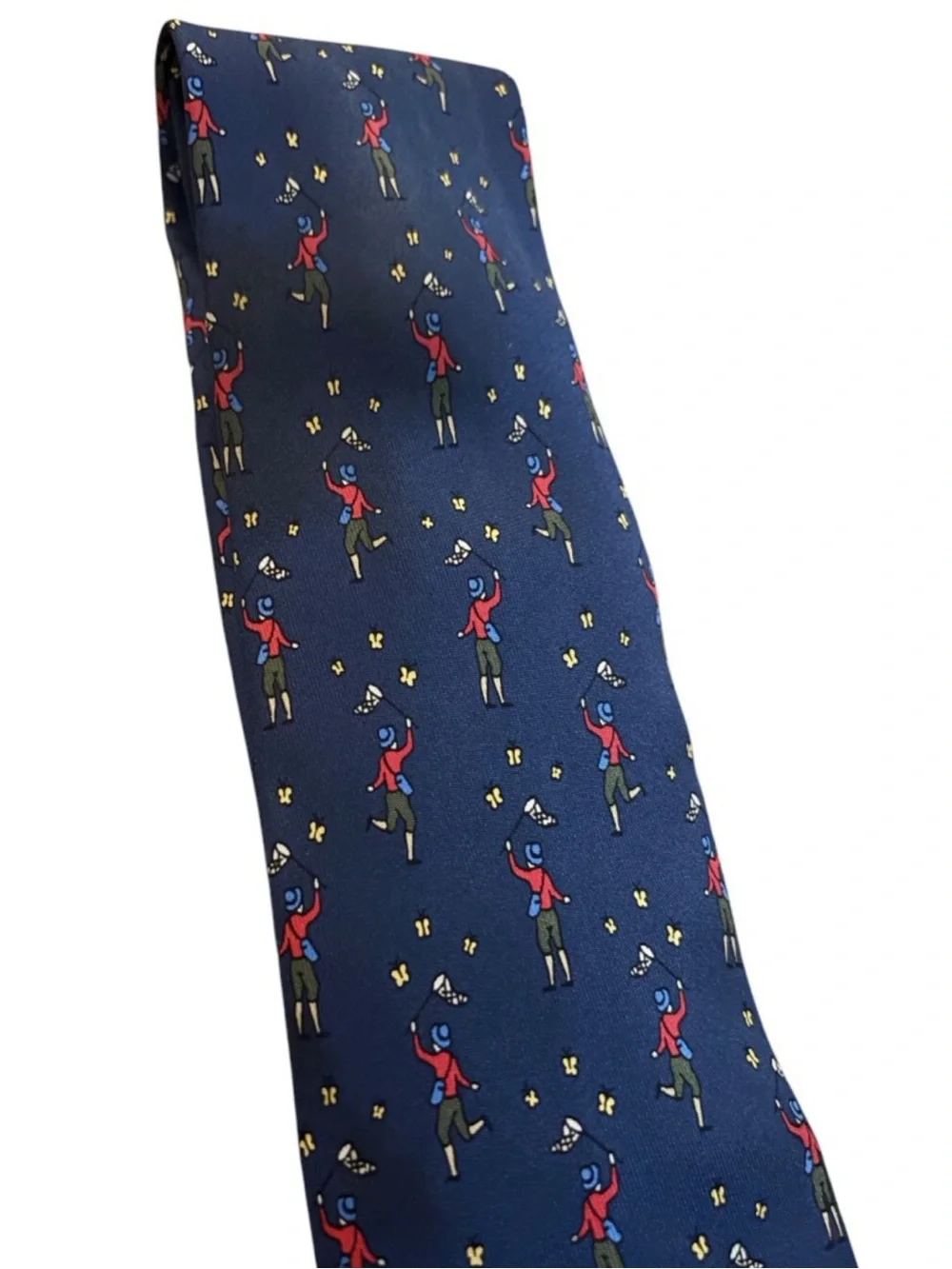 HERMÈS silk tie